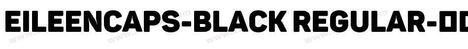 EileenCaps-Black Regular字体转换